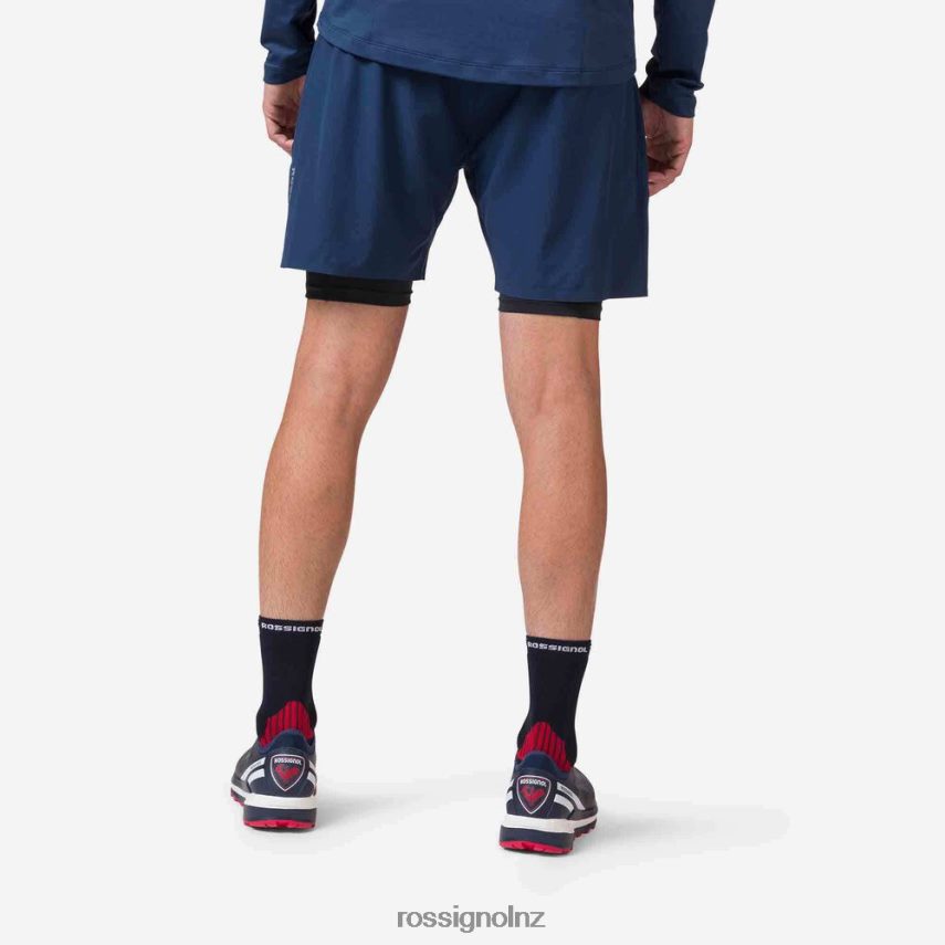 NZ Rossignol Men Trail Running Shorts Dark Navy F222Z2126 Bottoms