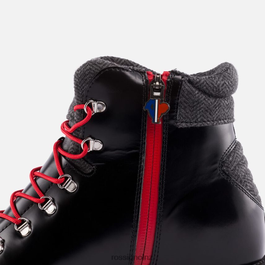 NZ Rossignol Men 1907 Chamonix Boots Shinyblack F222Z2170 Footwear