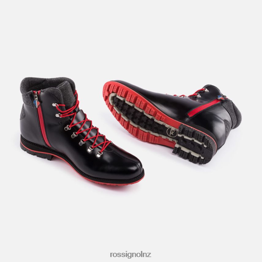 NZ Rossignol Men 1907 Chamonix Boots Shinyblack F222Z2170 Footwear
