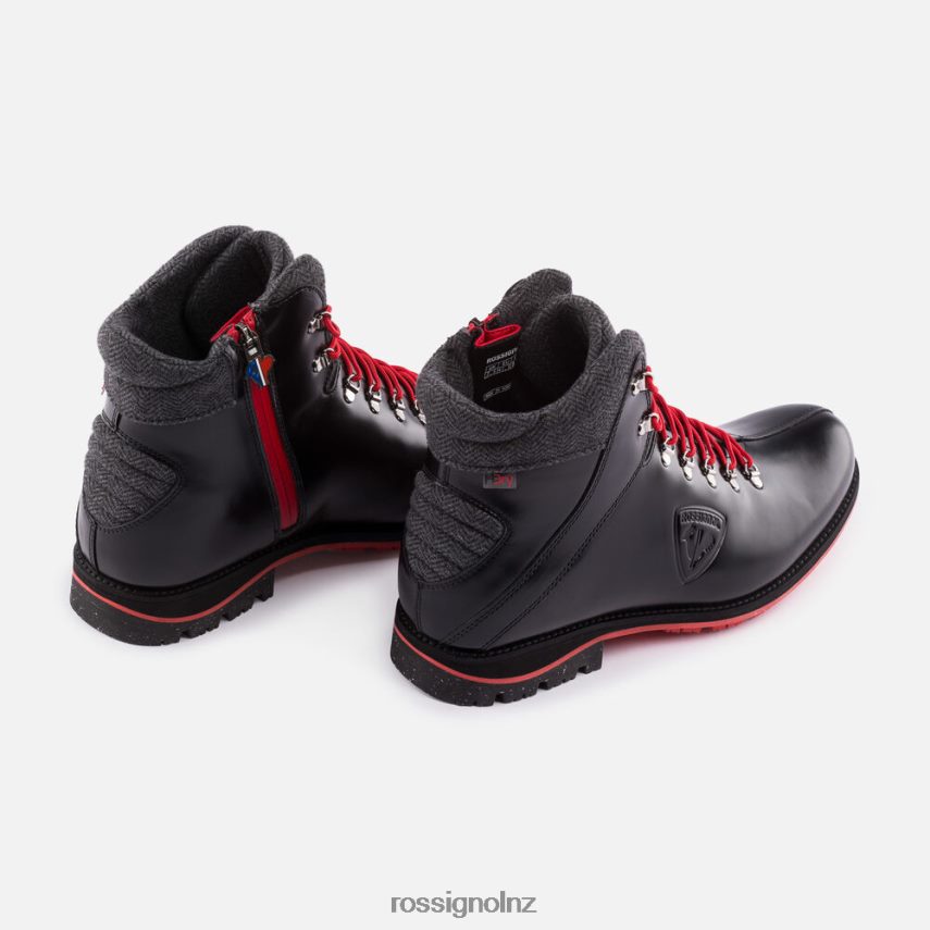 NZ Rossignol Men 1907 Chamonix Boots Shinyblack F222Z2170 Footwear