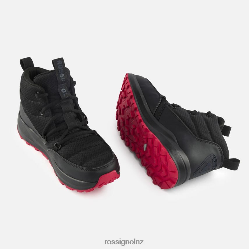 NZ Rossignol Men Resort Apres Ski Boots Black F222Z2211 Footwear