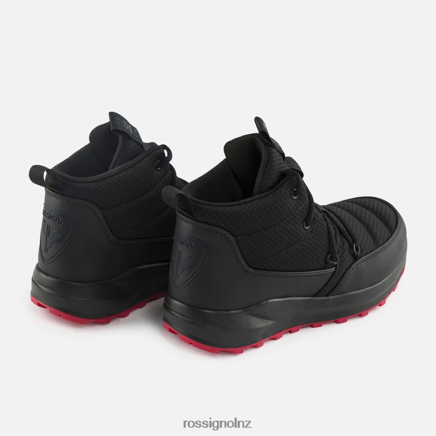 NZ Rossignol Men Resort Apres Ski Boots Black F222Z2211 Footwear