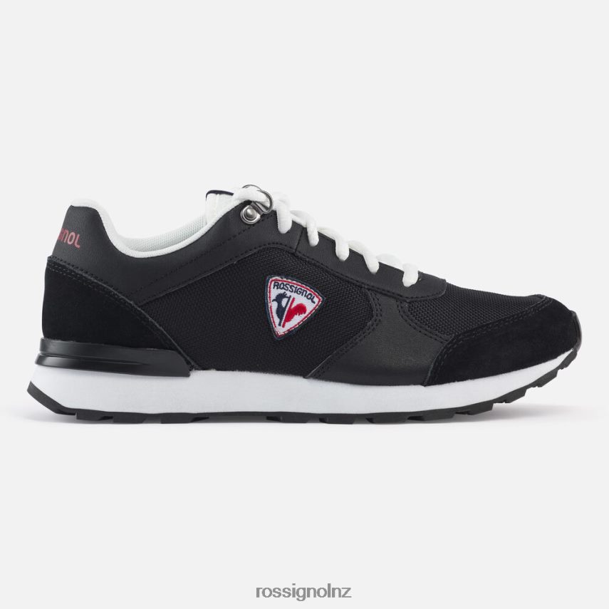 NZ Rossignol Men Heritage Sneakers Black F222Z214 Footwear