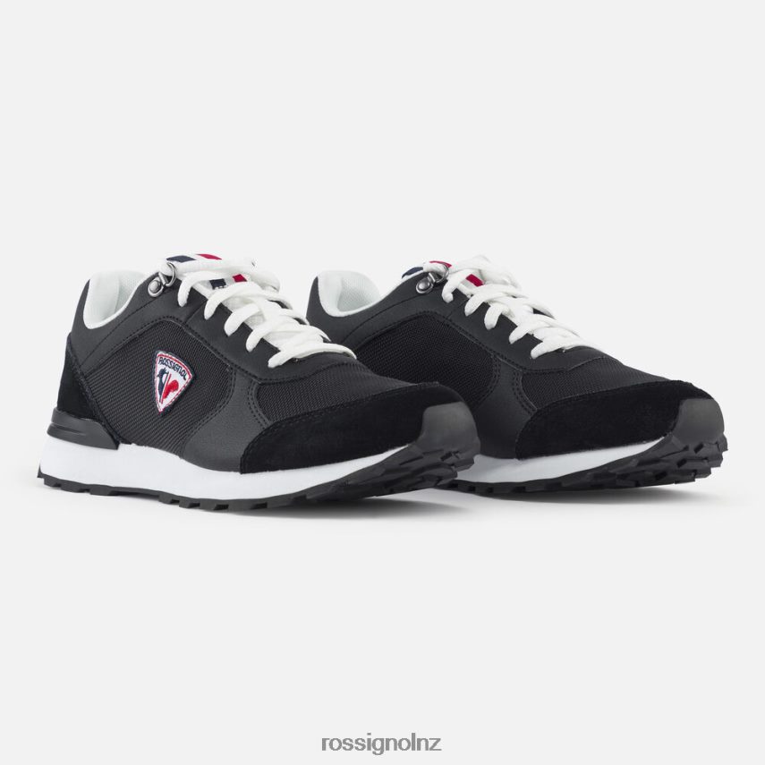 NZ Rossignol Men Heritage Sneakers Black F222Z214 Footwear
