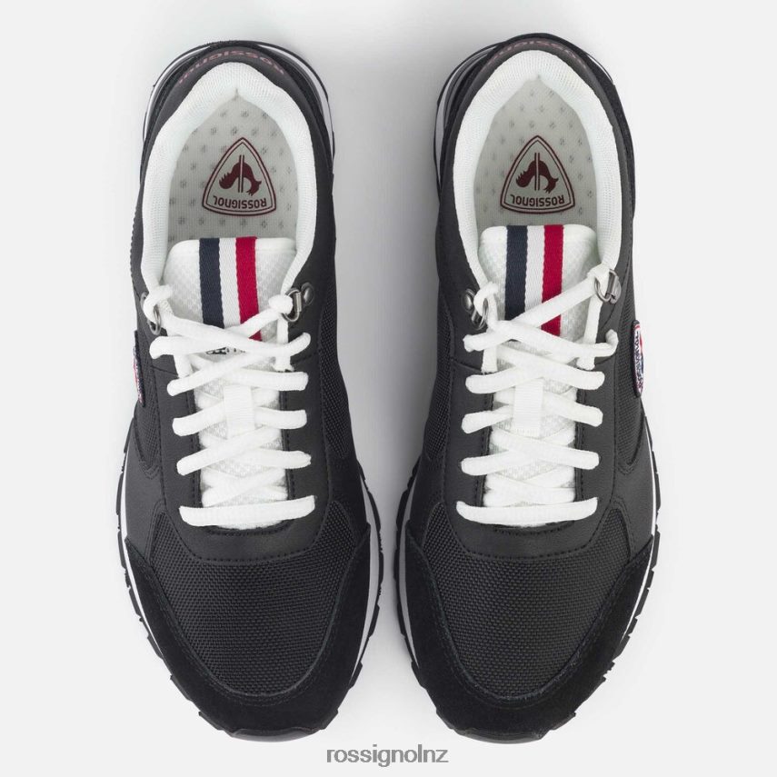 NZ Rossignol Men Heritage Sneakers Black F222Z214 Footwear