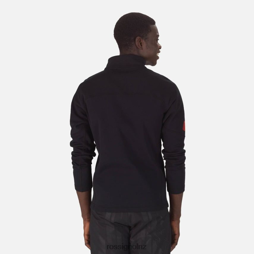 NZ Rossignol Men Hero Clim Fleece Jacket Black F222Z2627 Tops