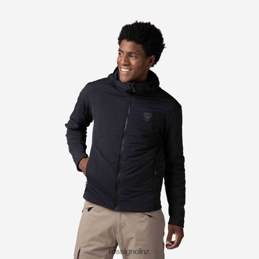 NZ Rossignol Men Opside Hoodie Jacket Black F222Z2205 Tops