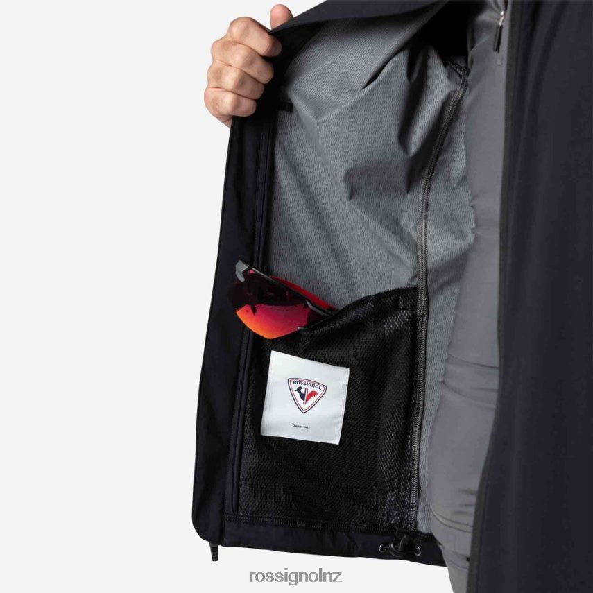 NZ Rossignol Men Poursuite Jacket Black F222Z2558 Tops