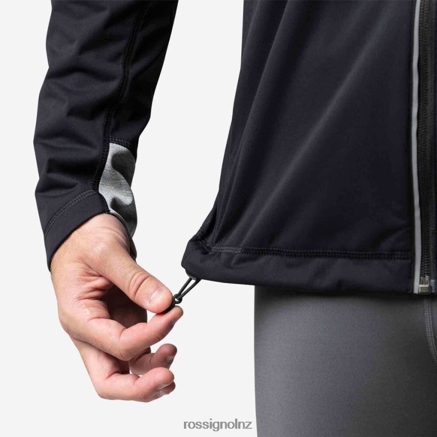 NZ Rossignol Men Poursuite Jacket Black F222Z2558 Tops