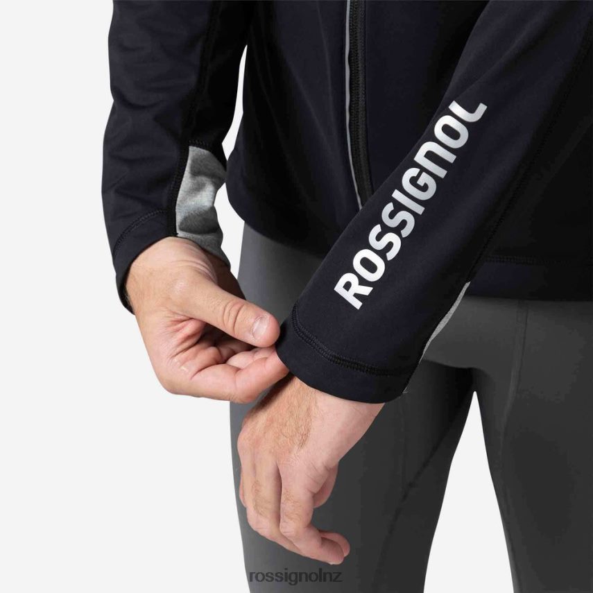 NZ Rossignol Men Poursuite Jacket Black F222Z2558 Tops