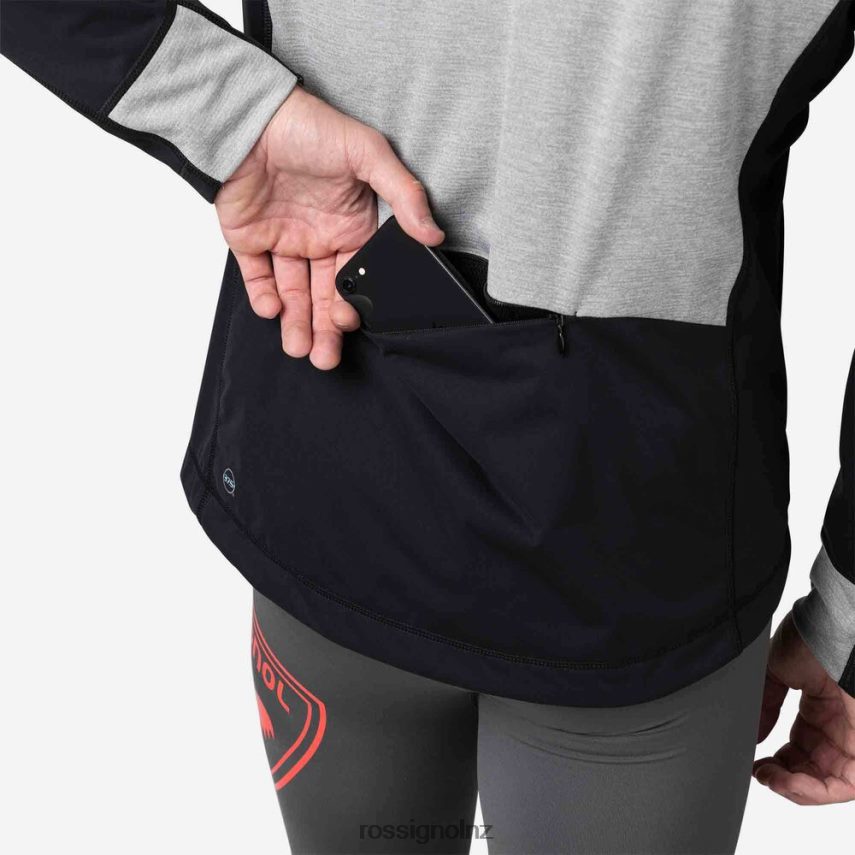 NZ Rossignol Men Poursuite Jacket Black F222Z2558 Tops