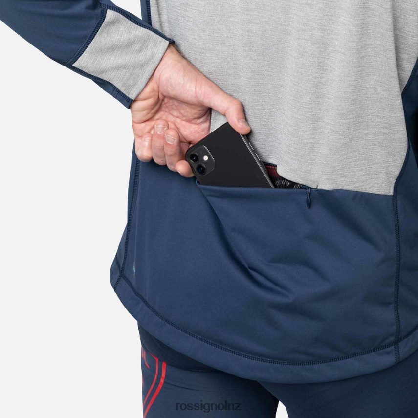 NZ Rossignol Men Poursuite Jacket Darknavy F222Z2553 Tops