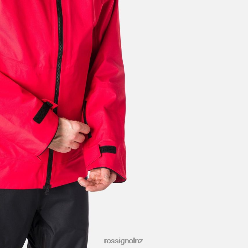 NZ Rossignol Men Skpr Three-Layer Jacket Sportsred F222Z2436 Tops