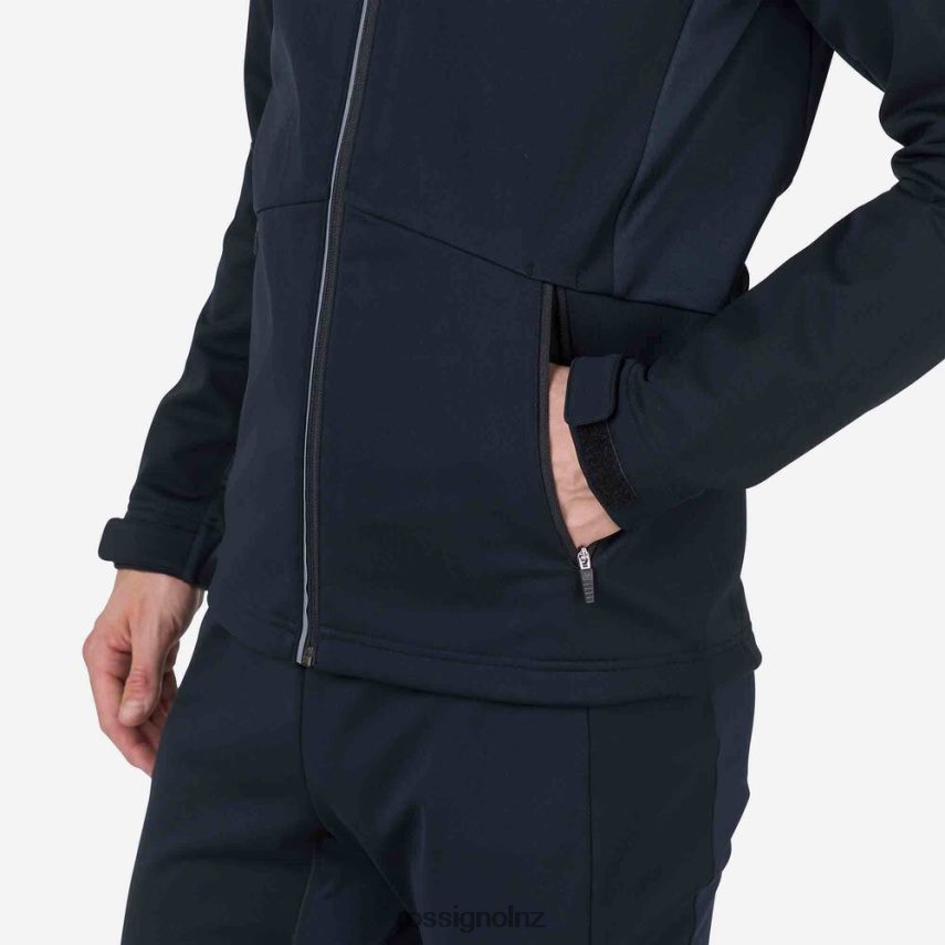 NZ Rossignol Men Soft Shell Jacket Black F222Z2329 Tops