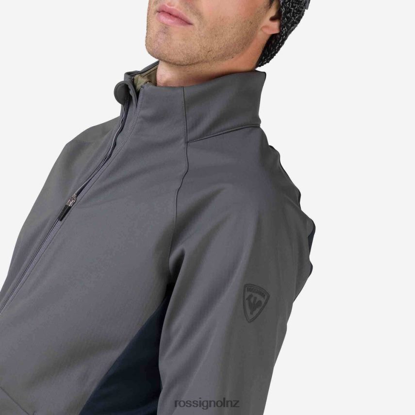 NZ Rossignol Men Soft Shell Jacket Onyxgrey F222Z2516 Tops