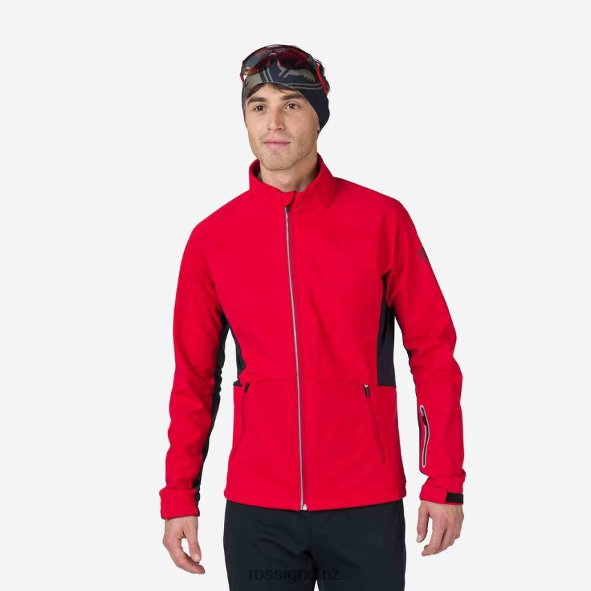 NZ Rossignol Men Soft Shell Jacket Sportsred F222Z2423 Tops
