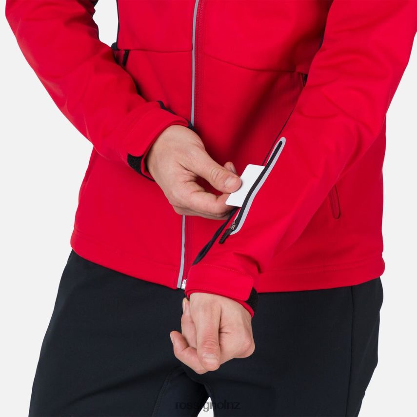 NZ Rossignol Men Soft Shell Jacket Sportsred F222Z2423 Tops