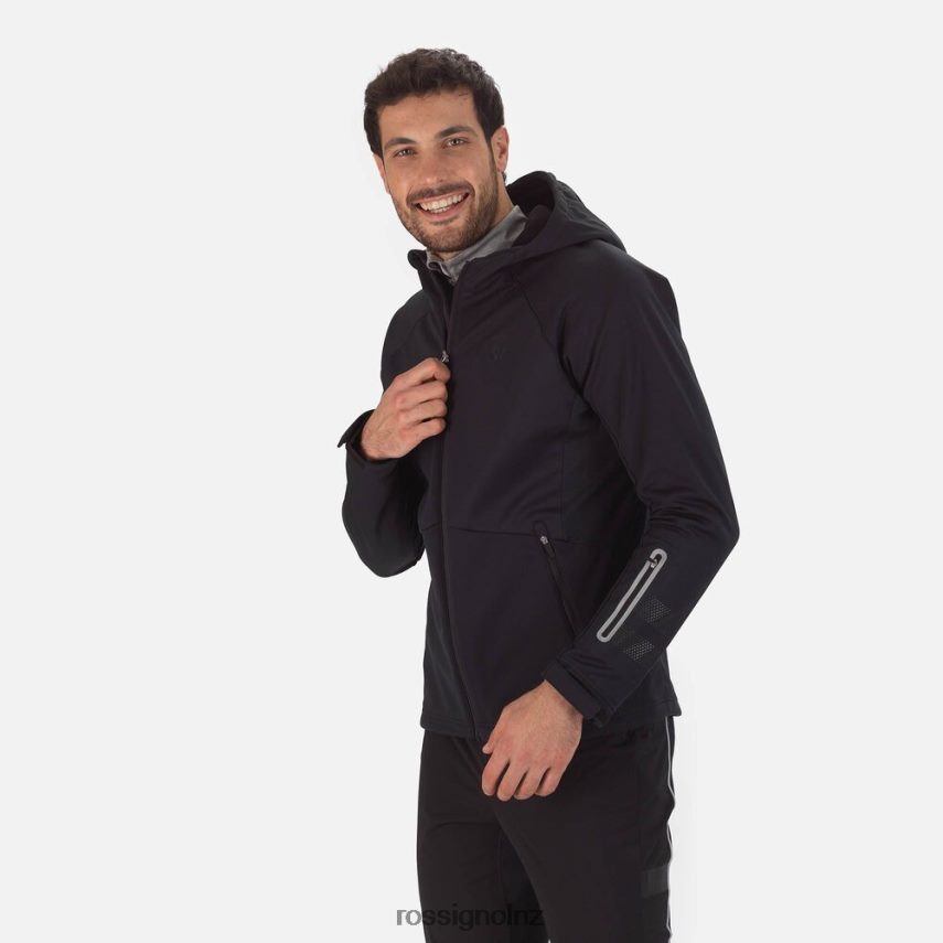 NZ Rossignol Men Softshell Jacket Black F222Z2292 Tops