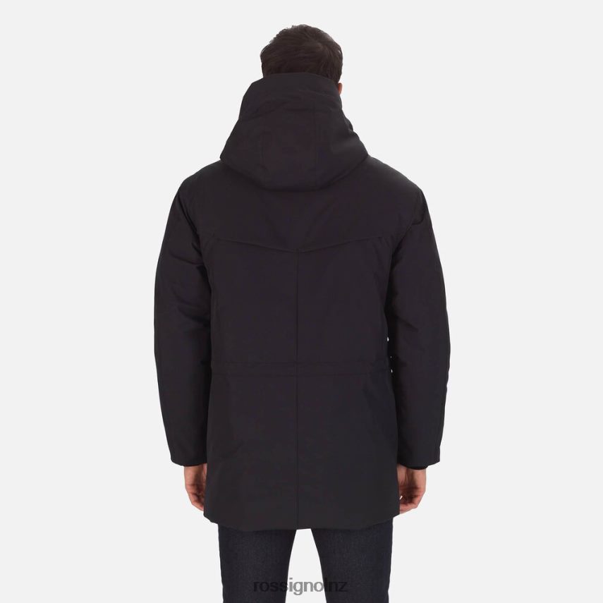 NZ Rossignol Men Parka Jacket Black F222Z2289 Tops