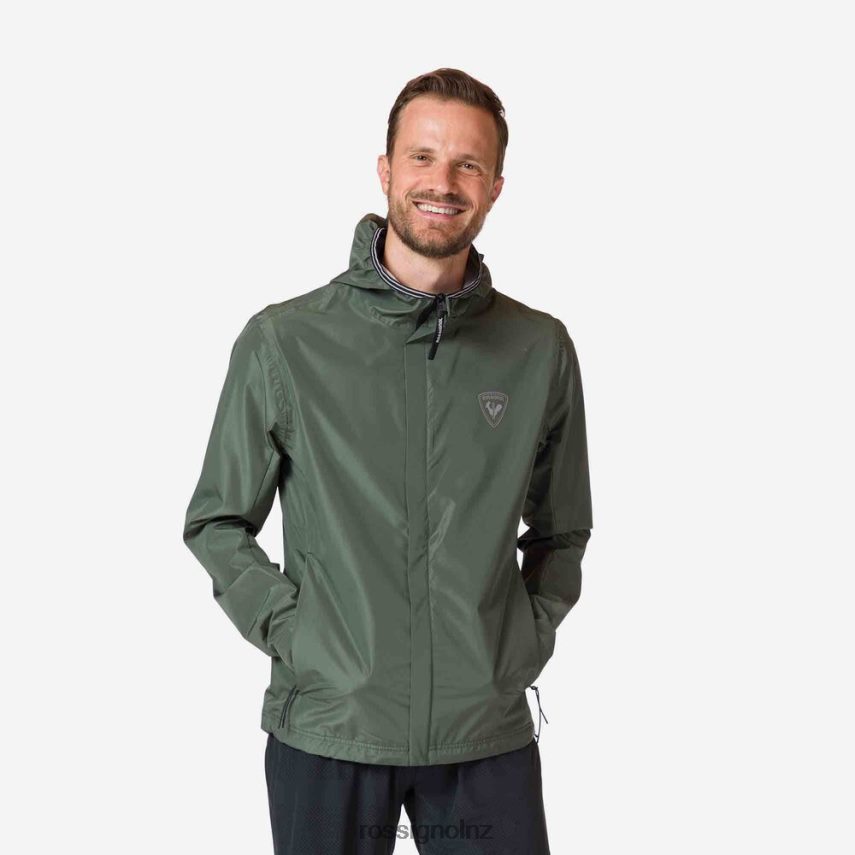 NZ Rossignol Men Active Rain Jacket Ebonygreen F222Z2187 Tops