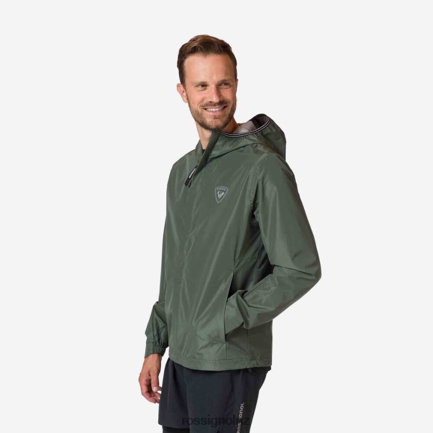 NZ Rossignol Men Active Rain Jacket Ebonygreen F222Z2187 Tops