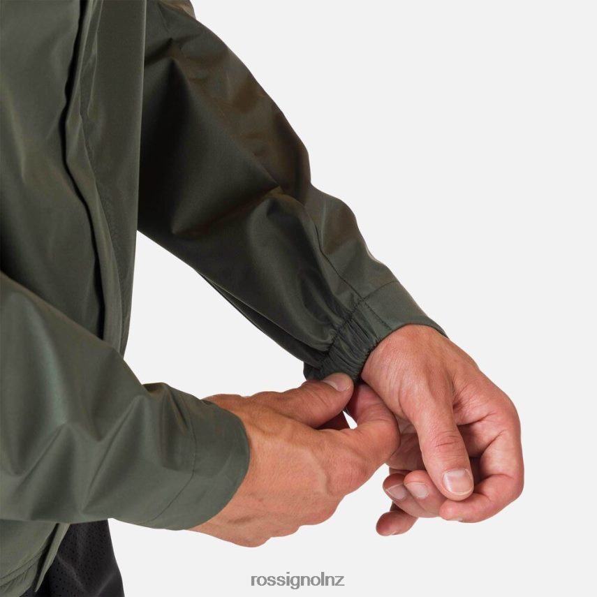 NZ Rossignol Men Active Rain Jacket Ebonygreen F222Z2187 Tops