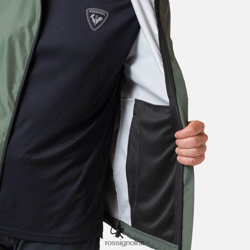 NZ Rossignol Men Active Rain Jacket Ebonygreen F222Z2187 Tops