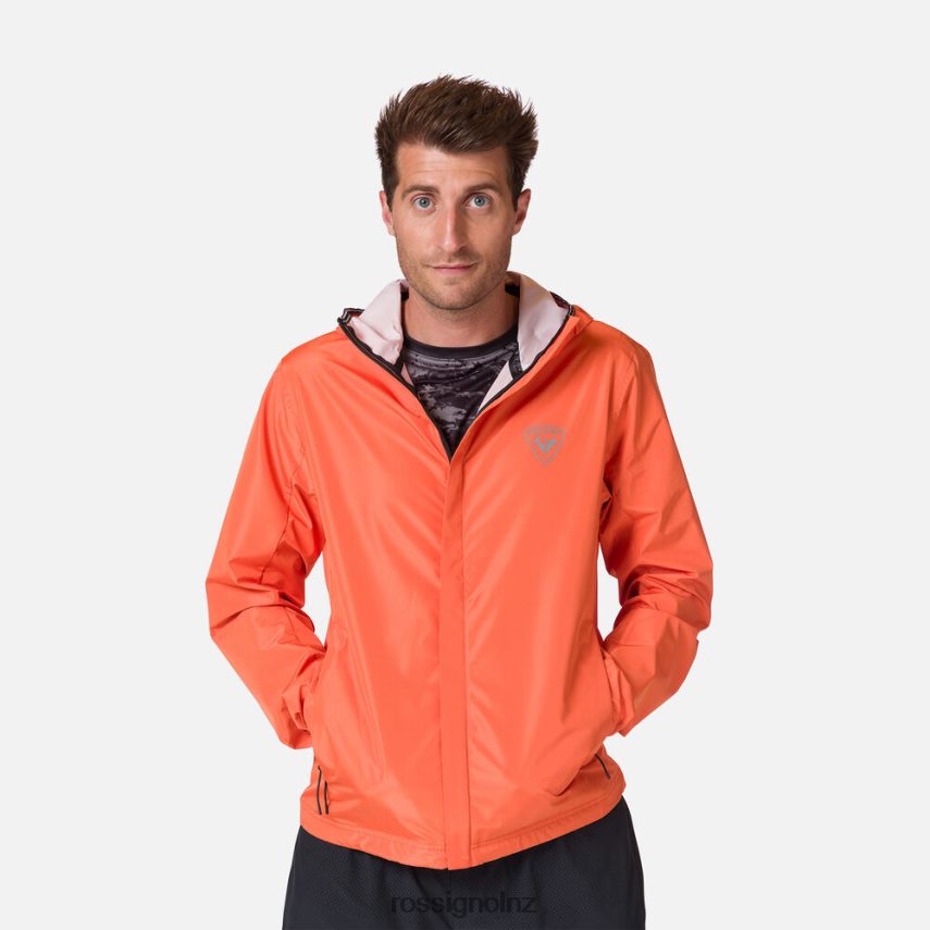 NZ Rossignol Men Active Rain Jacket Flameorange F222Z2412 Tops