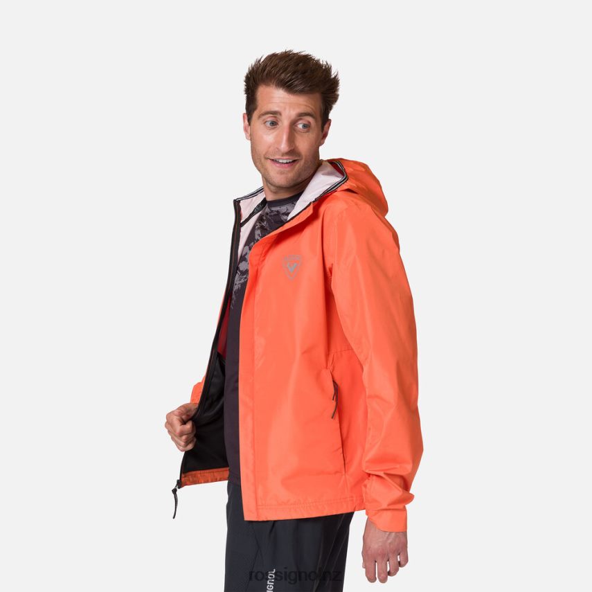 NZ Rossignol Men Active Rain Jacket Flameorange F222Z2412 Tops