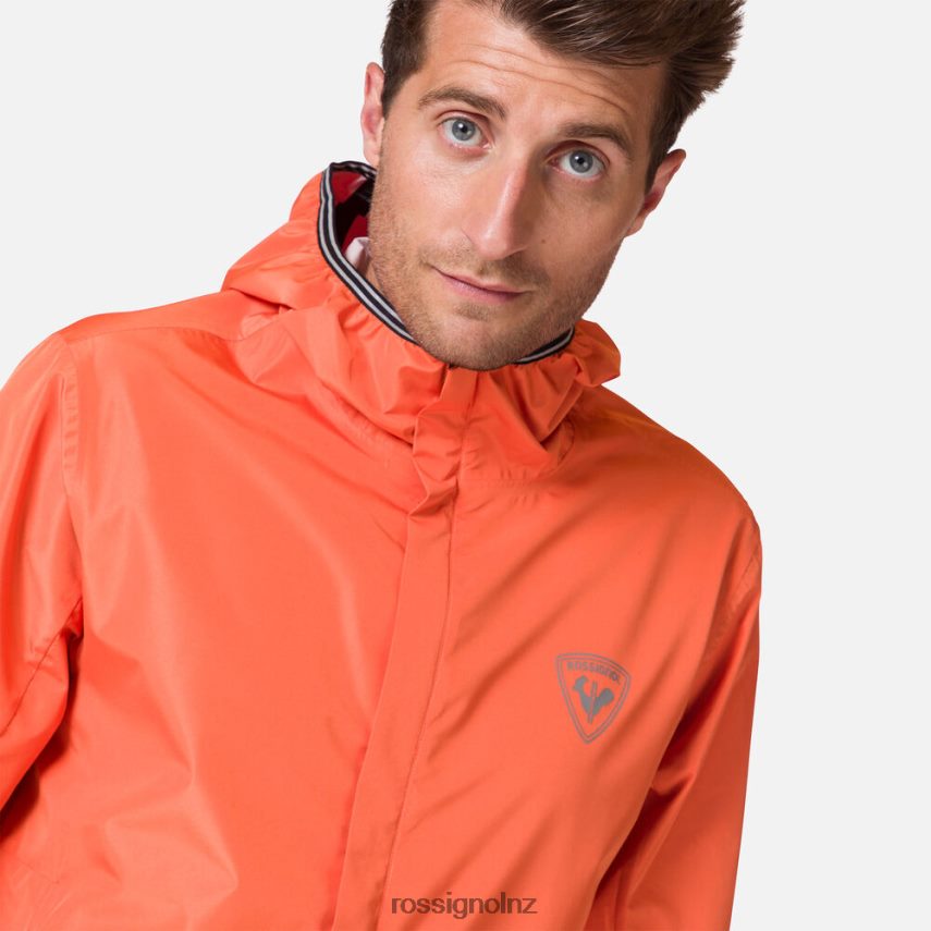 NZ Rossignol Men Active Rain Jacket Flameorange F222Z2412 Tops