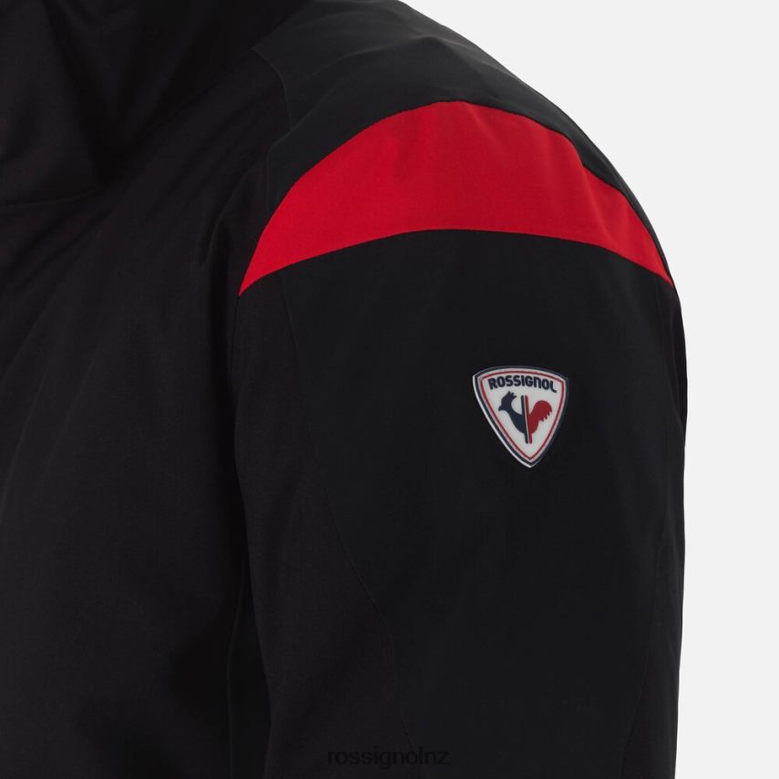 NZ Rossignol Men Aerial Ski Jacket Black F222Z2654 Tops