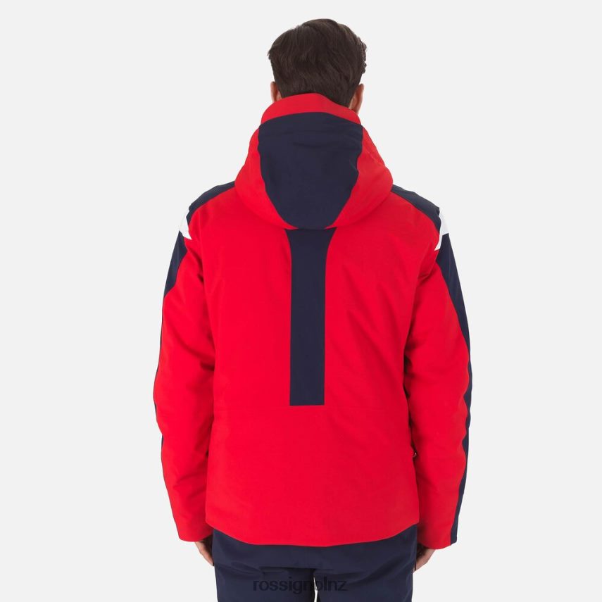 NZ Rossignol Men Aerial Ski Jacket Sportsred F222Z2678 Tops