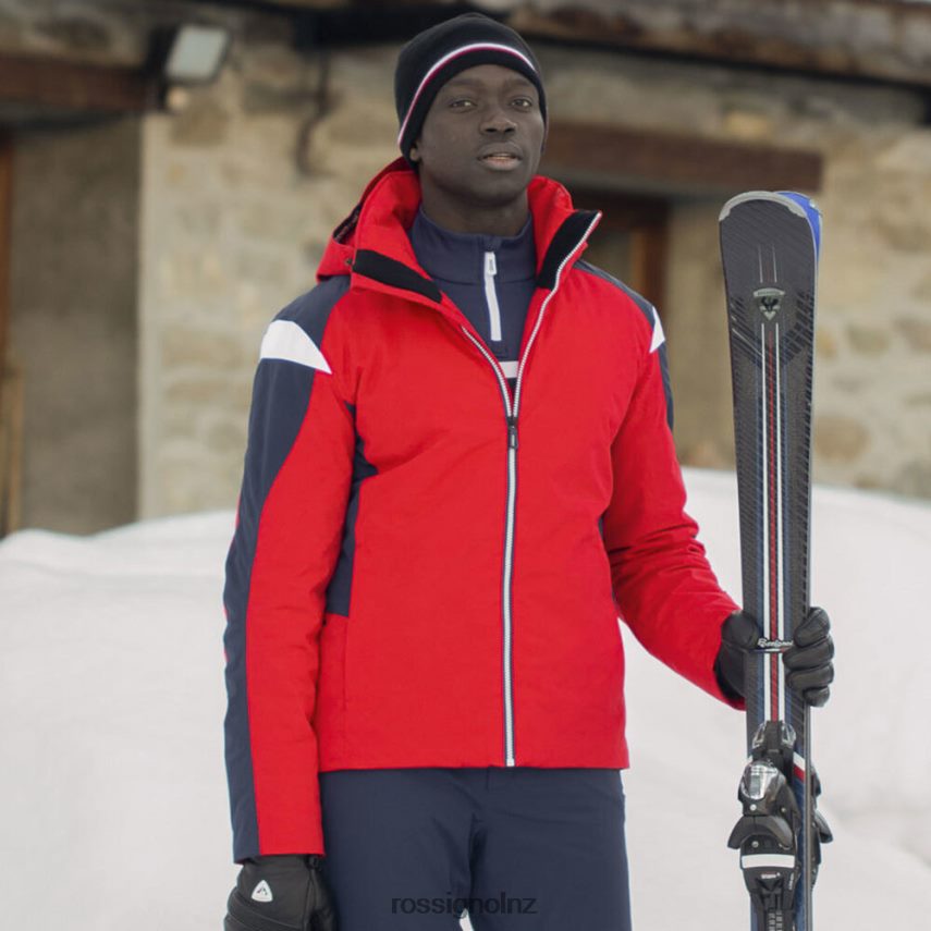 NZ Rossignol Men Aerial Ski Jacket Sportsred F222Z2678 Tops