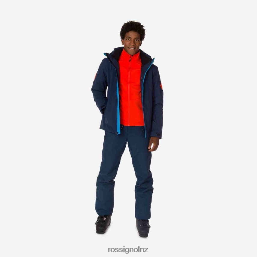 NZ Rossignol Men Controle Ski Jacket Dark Navy F222Z2632 Tops