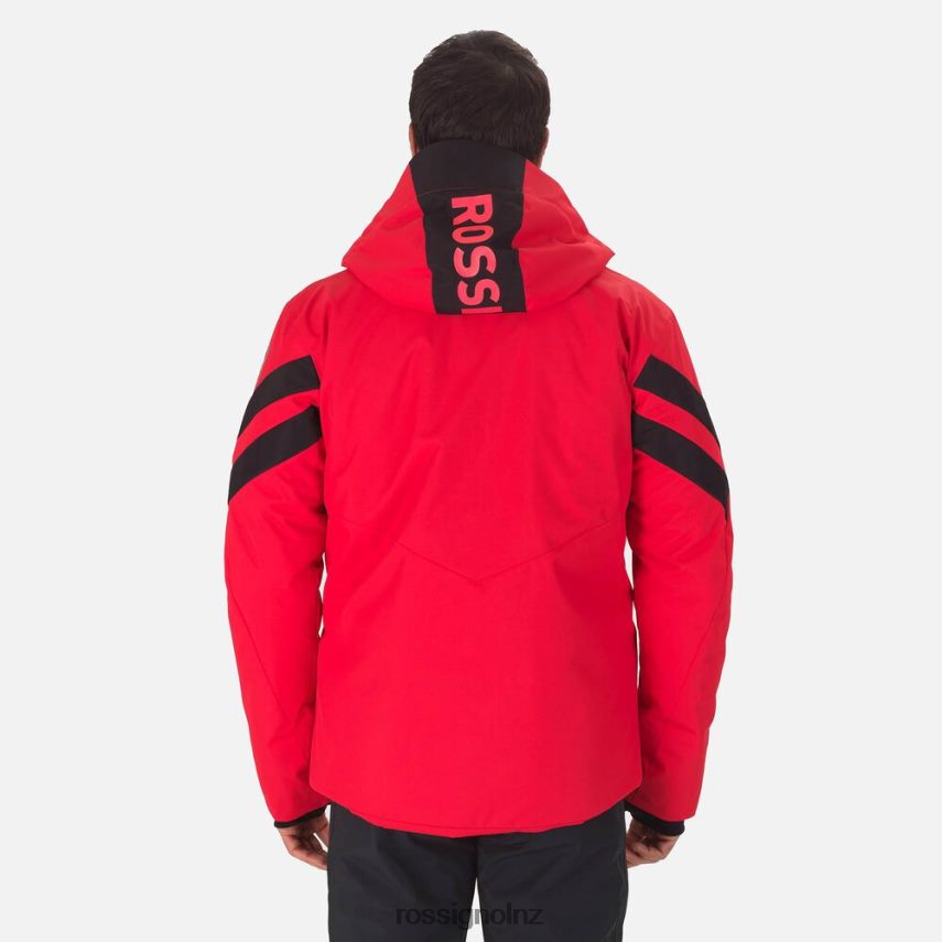 NZ Rossignol Men Controle Ski Jacket Sports Red F222Z2594 Tops