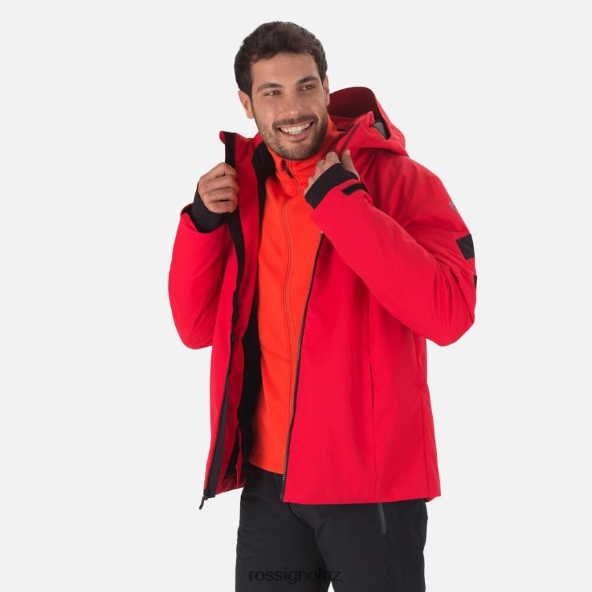 NZ Rossignol Men Controle Ski Jacket Sports Red F222Z2594 Tops