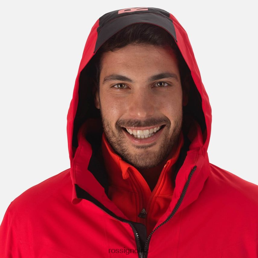 NZ Rossignol Men Controle Ski Jacket Sports Red F222Z2594 Tops