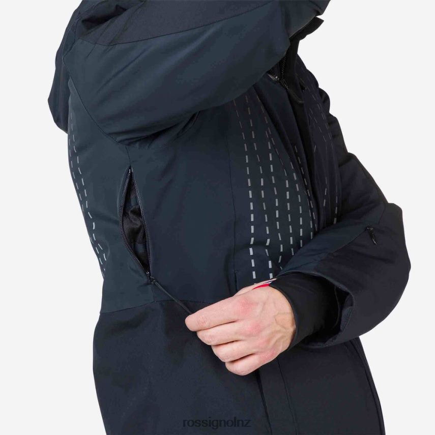 NZ Rossignol Men Degrade Ski Jacket Black F222Z2634 Tops