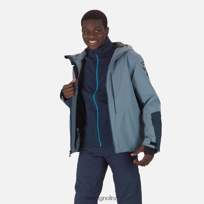 NZ Rossignol Men Fonction Ski Jacket Bluegrey F222Z2118 Tops