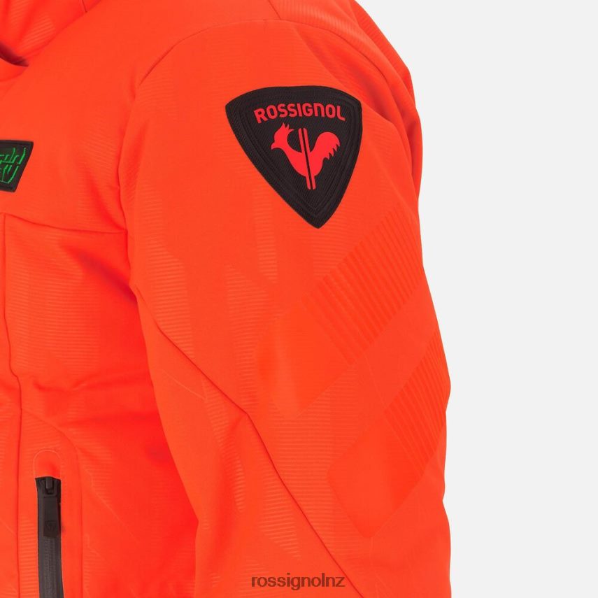 NZ Rossignol Men Hero Depart Ski Jacket Neon Red F222Z2605 Tops