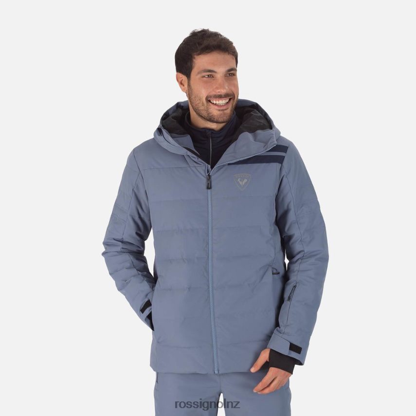 NZ Rossignol Men Rapide Ski Jacket Bluegrey F222Z2138 Tops