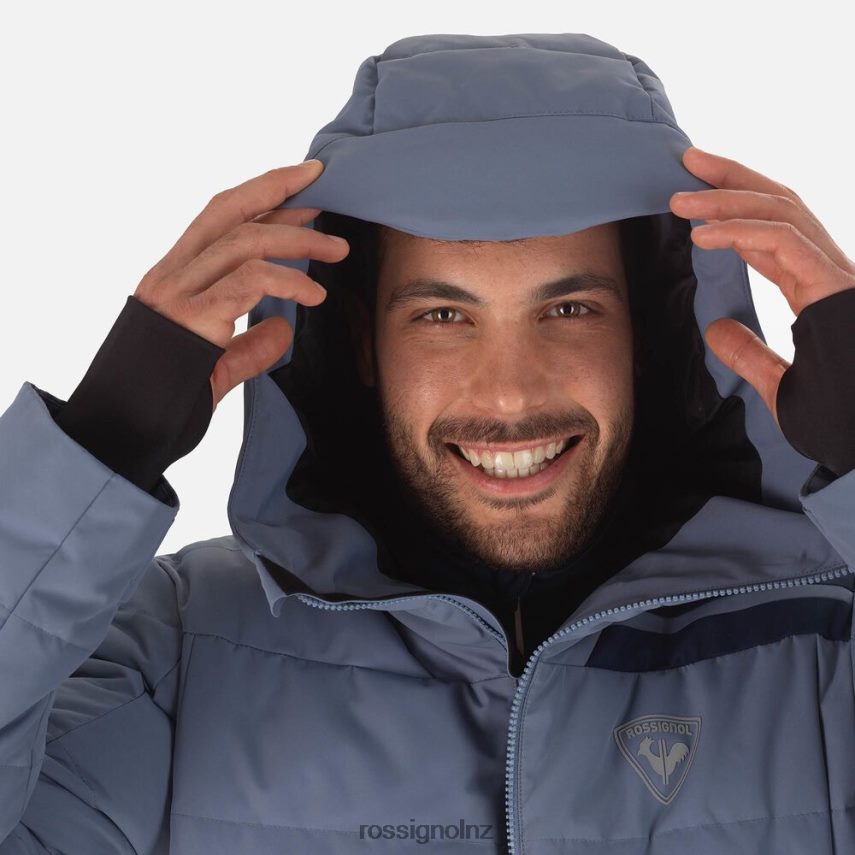 NZ Rossignol Men Rapide Ski Jacket Bluegrey F222Z2138 Tops