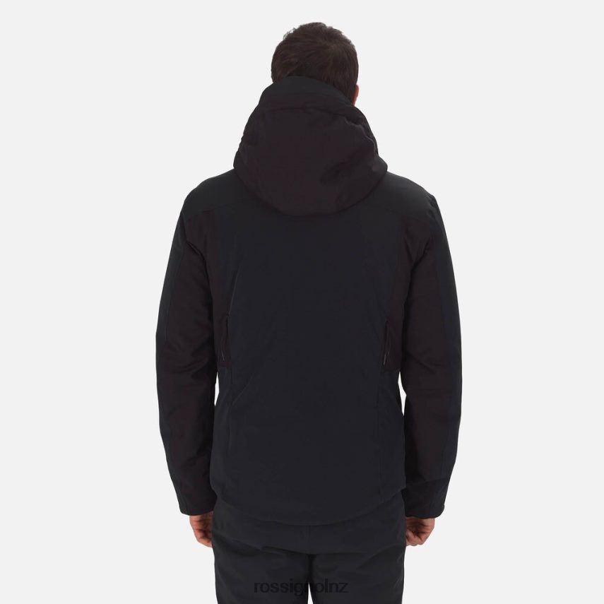 NZ Rossignol Men React Merino Ski Jacket Black F222Z2599 Tops