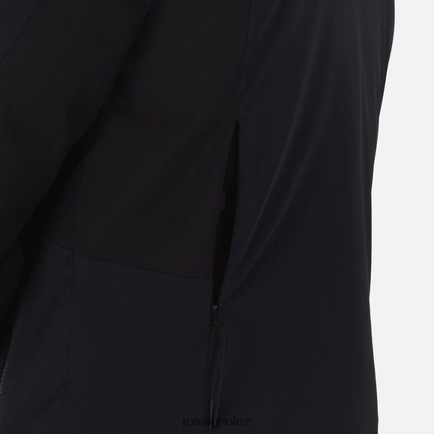 NZ Rossignol Men React Merino Ski Jacket Black F222Z2599 Tops