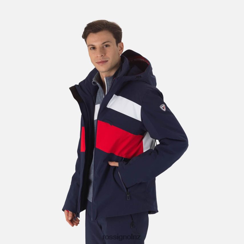 NZ Rossignol Men React Merino Ski Jacket Darknavy F222Z2181 Tops