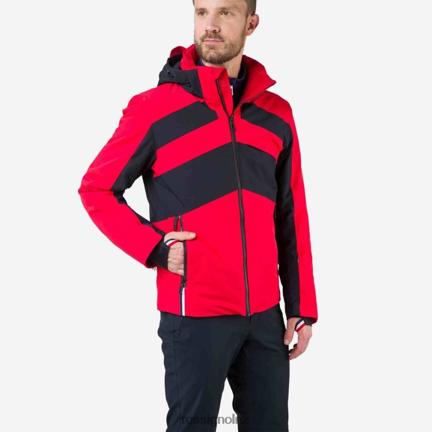 NZ Rossignol Men React Merino Ski Jacket Sportsred F222Z2592 Tops