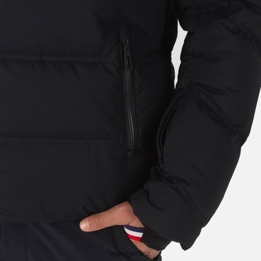 NZ Rossignol Men Signature Merino Down Ski Jacket Black F222Z2409 Tops