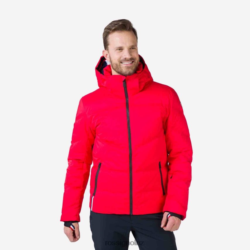 NZ Rossignol Men Signature Merino Down Ski Jacket Sportsred F222Z2443 Tops