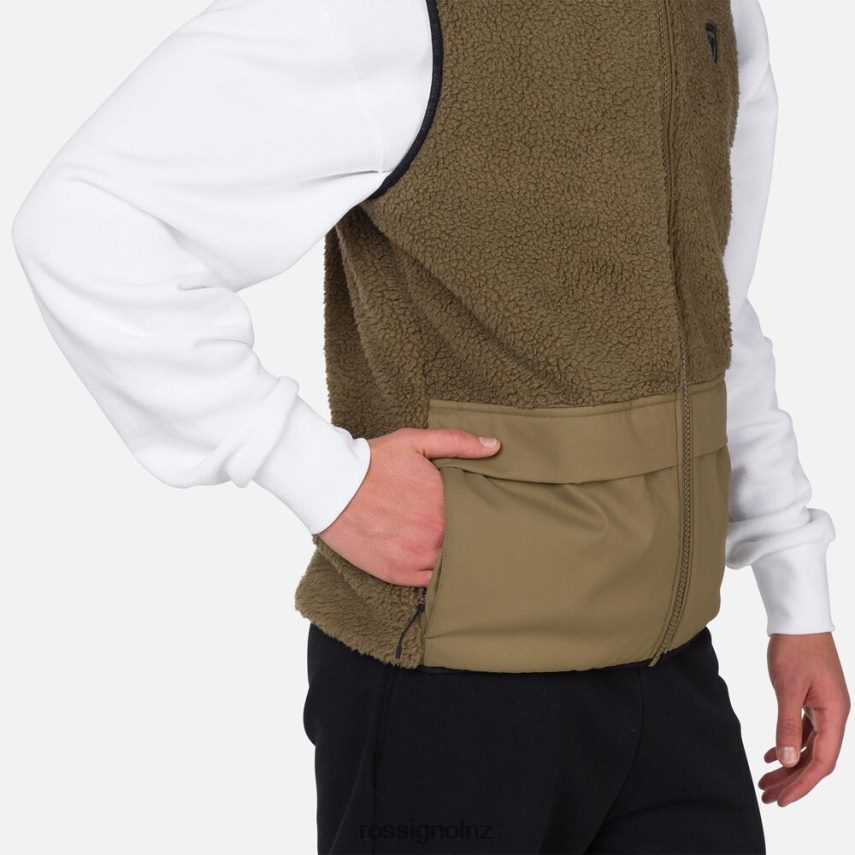 NZ Rossignol Men Fleece Vest Fig F222Z2322 Tops