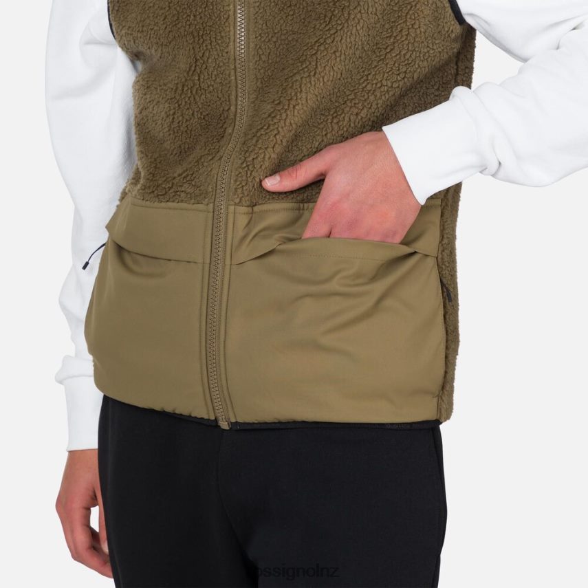 NZ Rossignol Men Fleece Vest Fig F222Z2322 Tops